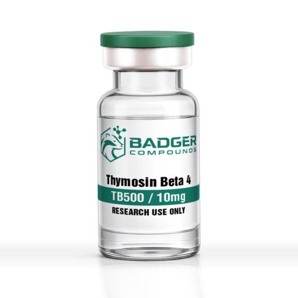 TB-500 peptide lyophilized powder vial