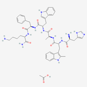 Hexarelin Acetate 2D Structure