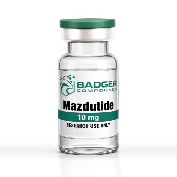 Mazdutide peptide lyophilized powder research vial