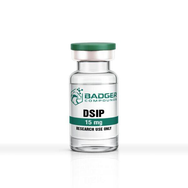 DSIP peptide lyophilized powder research vial