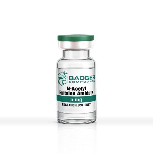 N-Acetyl Epitalon Amidate lyophilized powder research vial