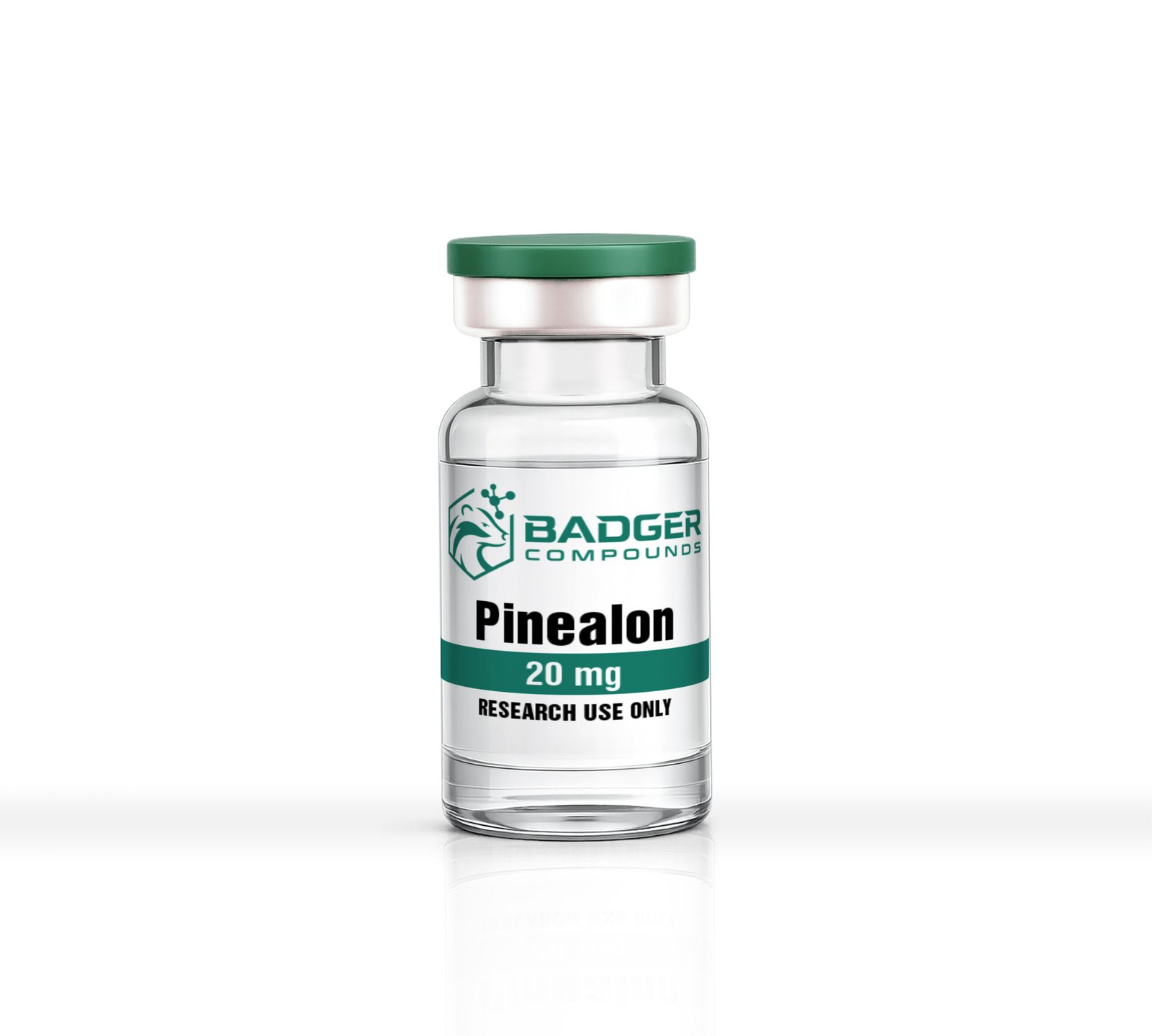 20 mg vial Pinealon with Badger Compounds Logo