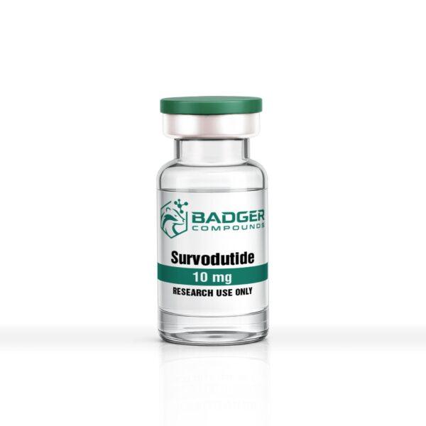 Survodutide peptide lyophilized powder research vial