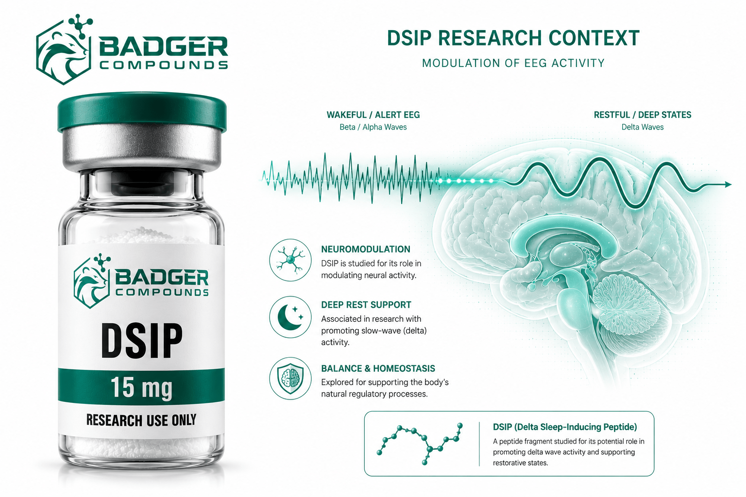 DSIP delta sleep-inducing peptide sleep research nonapeptide vial