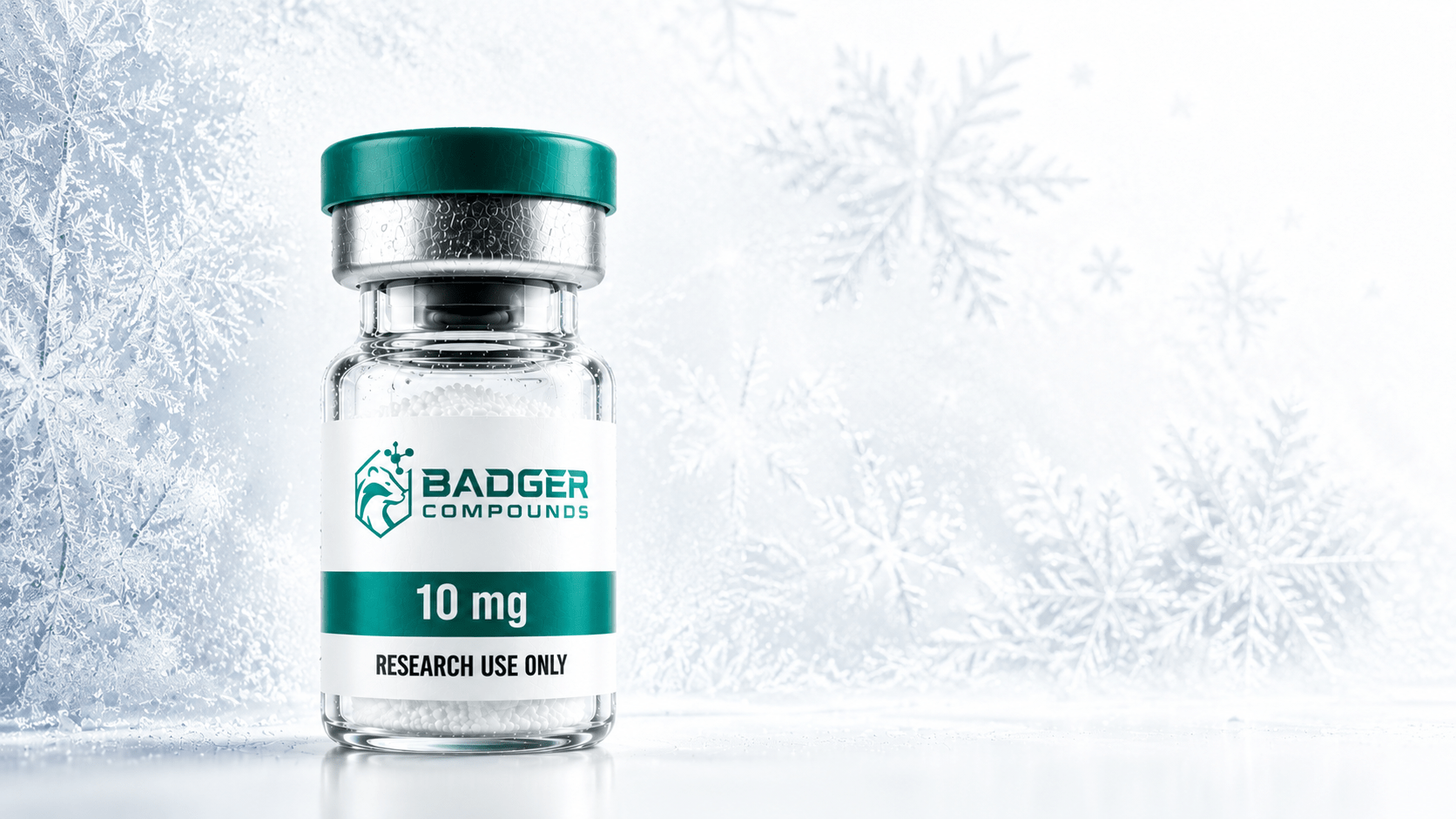 Research peptide vial in cold storage illustrating how to store peptides for stability and shelf life