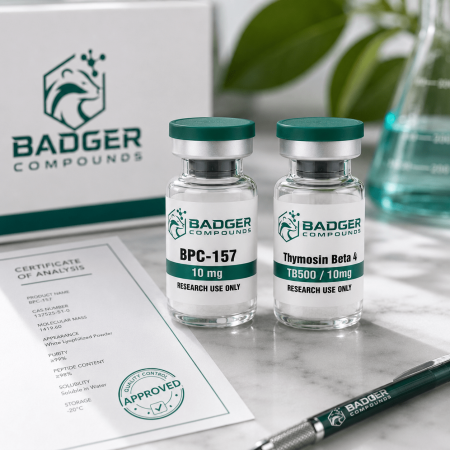 Lyophilized Peptides Laboratory: Storage and Reconstitution - freeze-dried research compounds from Badger Compounds