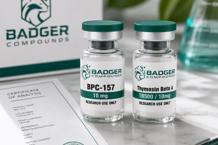 Lyophilized Peptides Laboratory: Storage and Reconstitution - freeze-dried research compounds from Badger Compounds