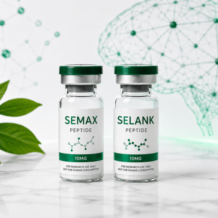 Semax and Selank neurological research peptides for BDNF and GABAergic pathway investigation - Badger Compounds