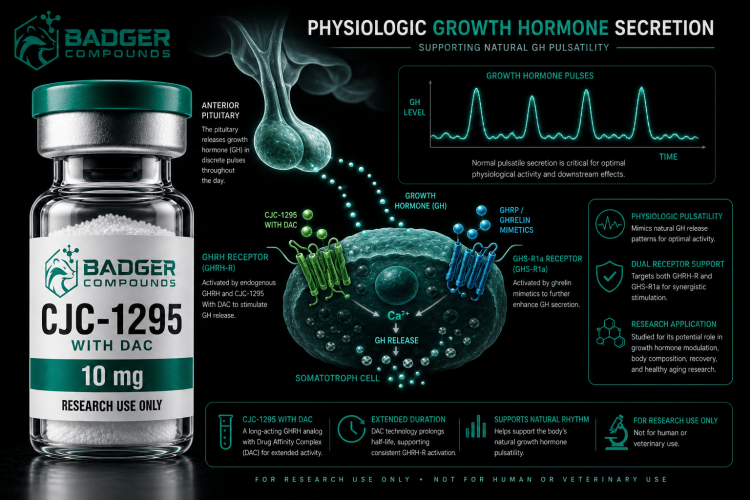 CJC-1295 No DAC modified GRF pulsatile growth hormone research vial