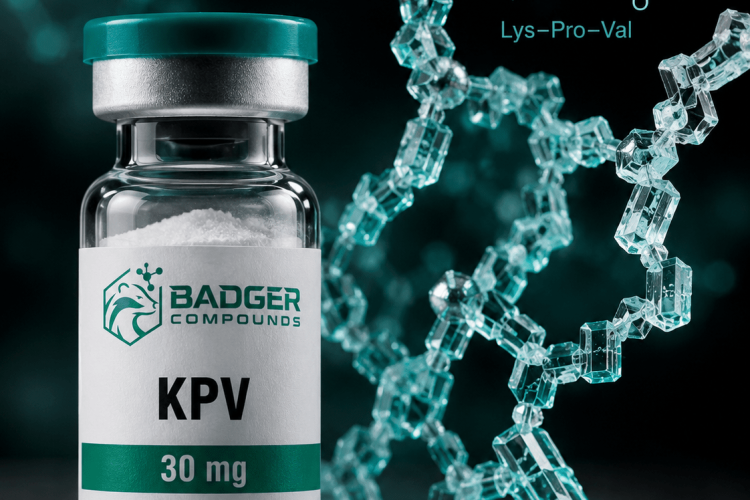 KPV tripeptide anti-inflammatory research peptide vial